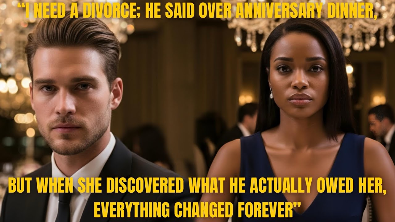 “I Need A Divorce; He Said Over Anniversary Dinner, But When She Discovered What He Actually…