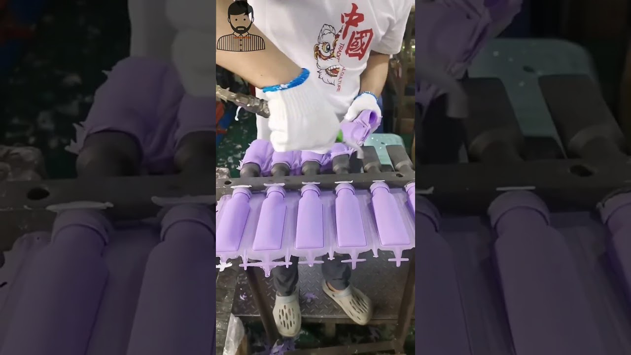9 seconds to reveal the production process of silicone products, 50,000 per day #amazing #shorts