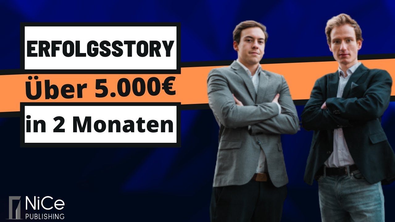 &Uuml;ber 5000&euro; mit 2 B&uuml;chern! Erfolgsstory eines Trainingsteilnehmers (Amazon KDP 2021)