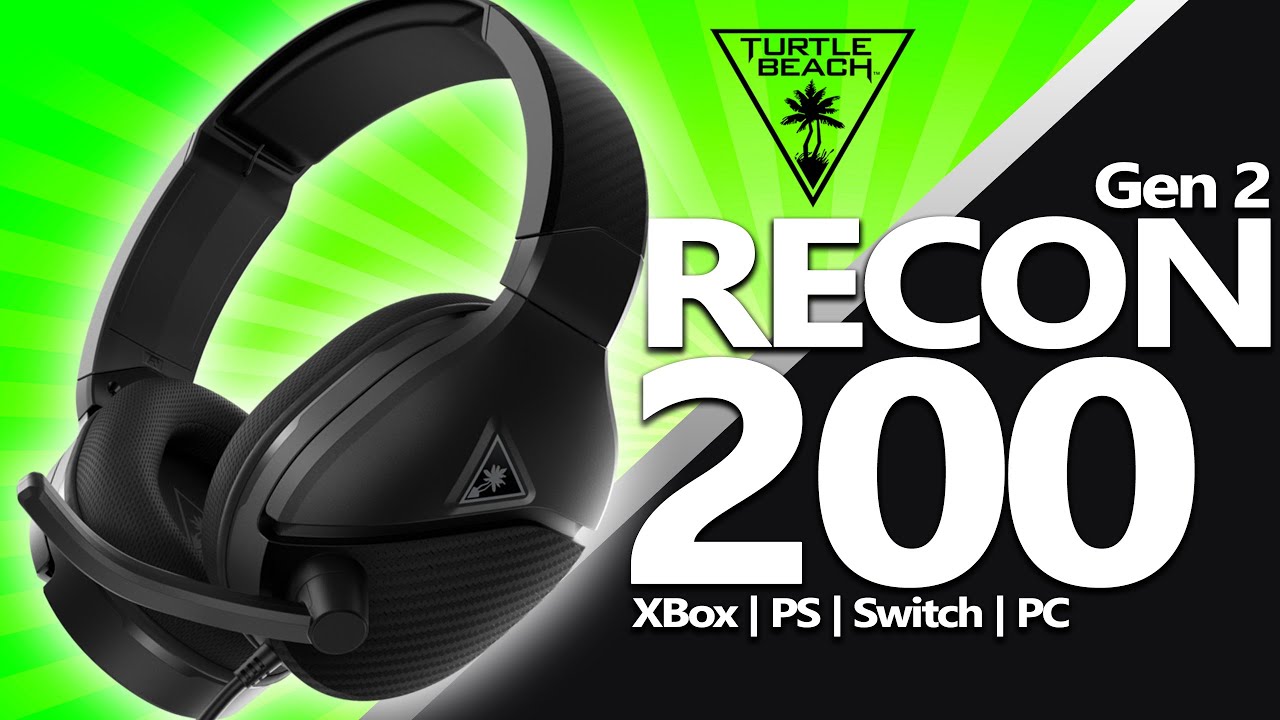 Turtle Beach Recon 200 Gen 2 Gaming Headset Review, Unboxing and Microphone Test