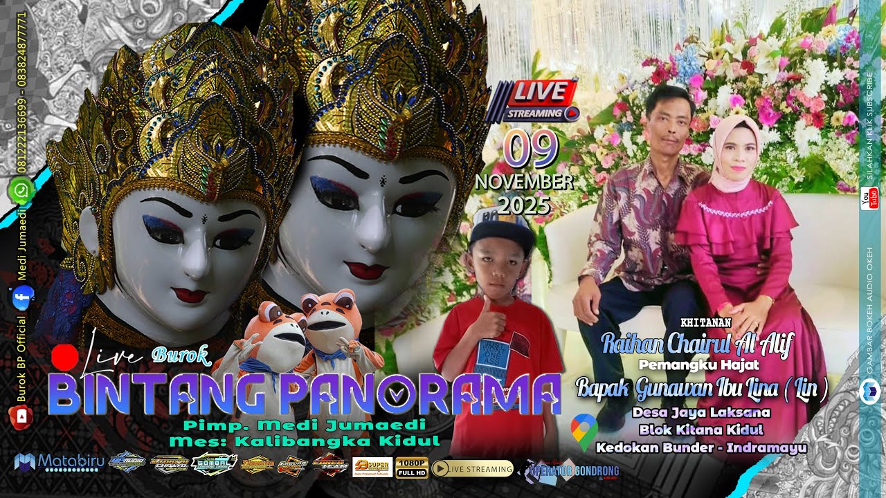LIVE BUROK BINTANG PANORAMA / DESA JAYA LAKSANA ,KEC.KEDOKAN BUNDER - INDRAMAYU / 09 NOVEMBER 2025
