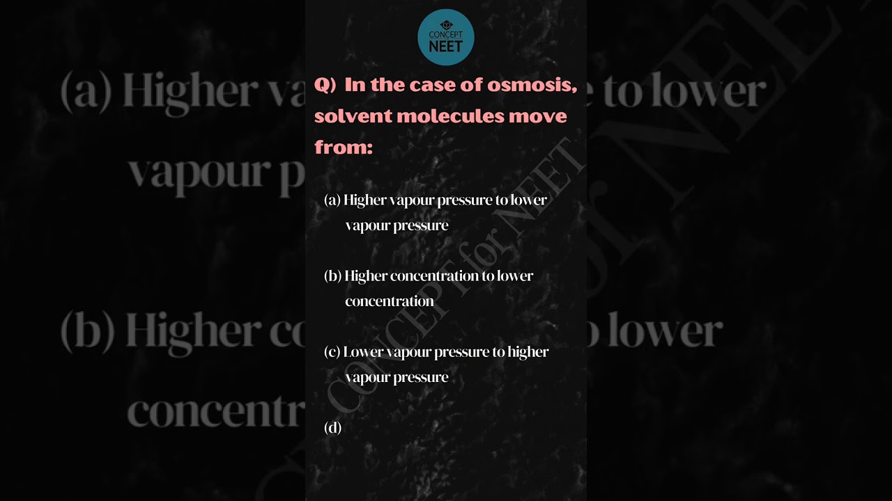 Strong concepts= fast answers. Let&rsquo;s see! |#neet2026#neet#jee #concept#enteranceexam#neetpreparation