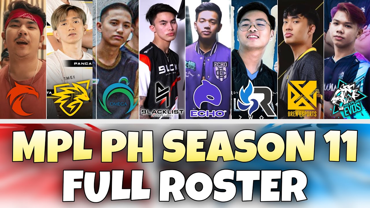 The OFFICIAL ROSTER for ALL 8 TEAMS in MPL PH SEASON 11&hellip; 🤯