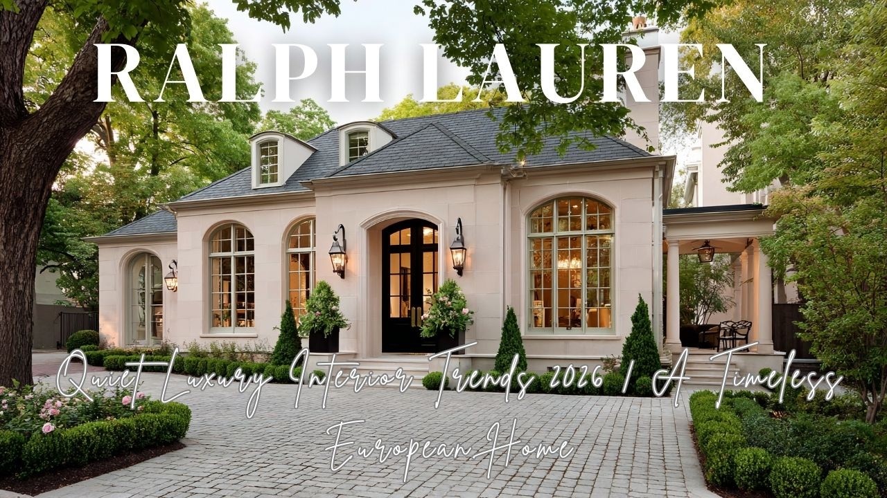 Quiet Luxury Interior Trends 2026  A Timeless European Home Inspired by Ralph Lauren Home