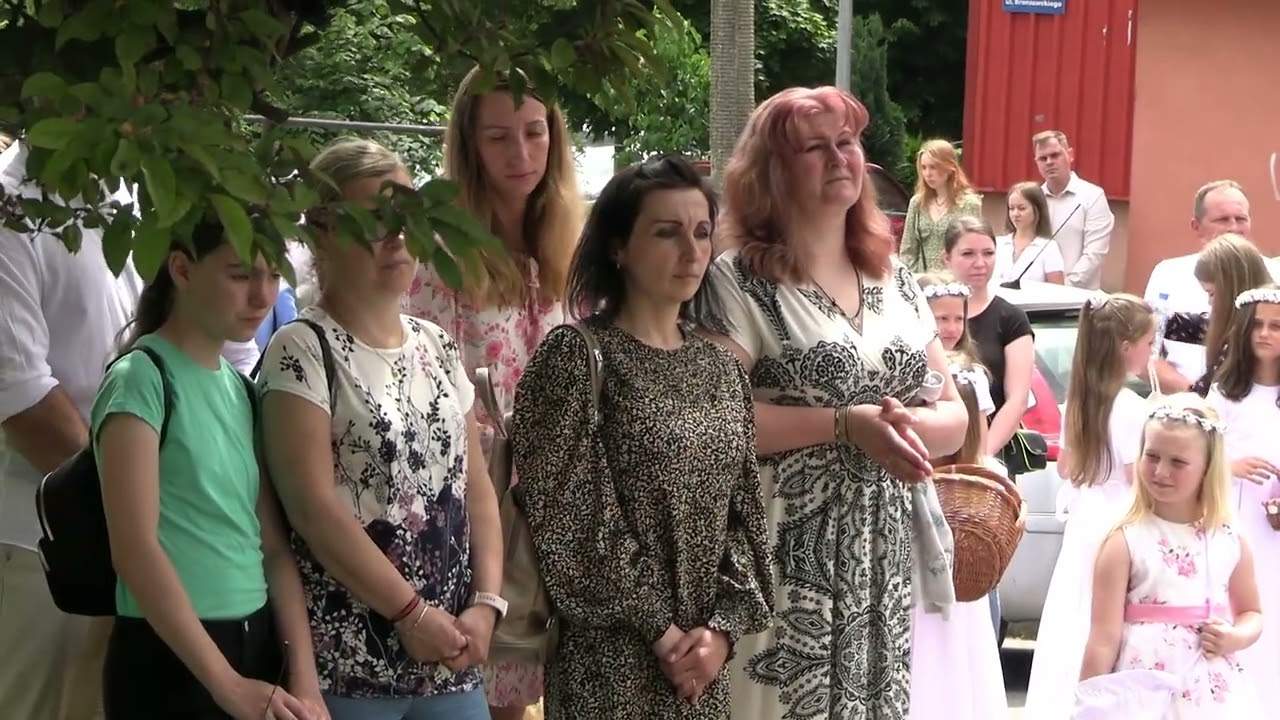 Chrzanów Boże Ciało -  Procesja - Parafia Matki Bożej Różańcowej w Chrzanowie 08.06.2023 rok