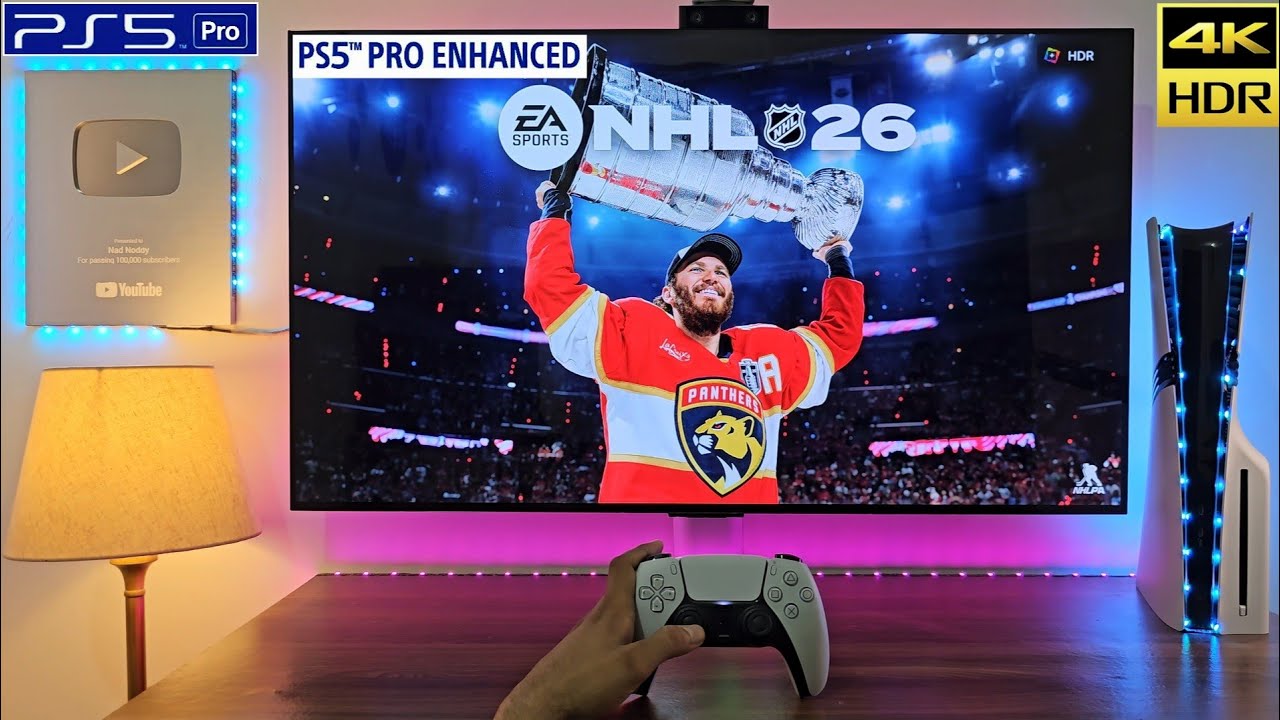 NHL 26 PS5 PRO 4K HDR 60FPS Gameplay