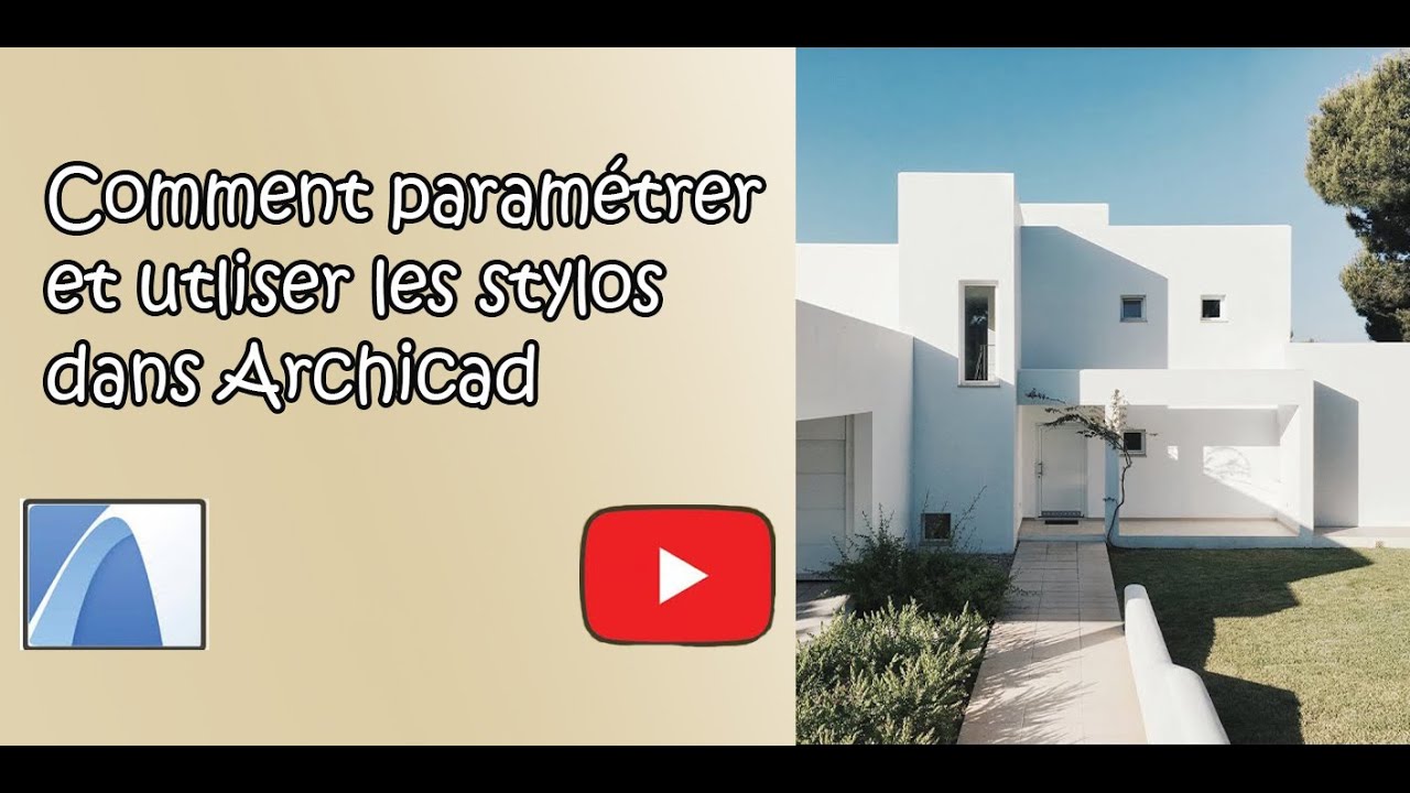 Comment paramétrer et utiliser les stylos dans Archicad