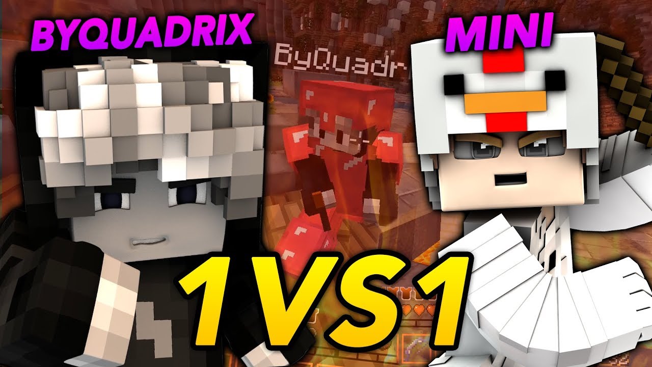 ByQuadrix vs Minimichecker!! Wer wird gewinnen? 1vs1 RageWars! ✦ Minecraft RageWars ✦