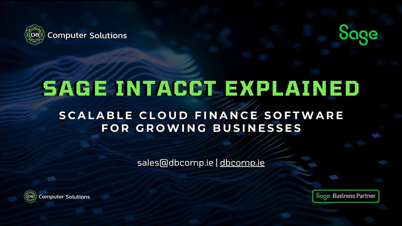 Introduction to Sage Intacct | Cloud Financial Management for Growing Businesses (Live Demo)