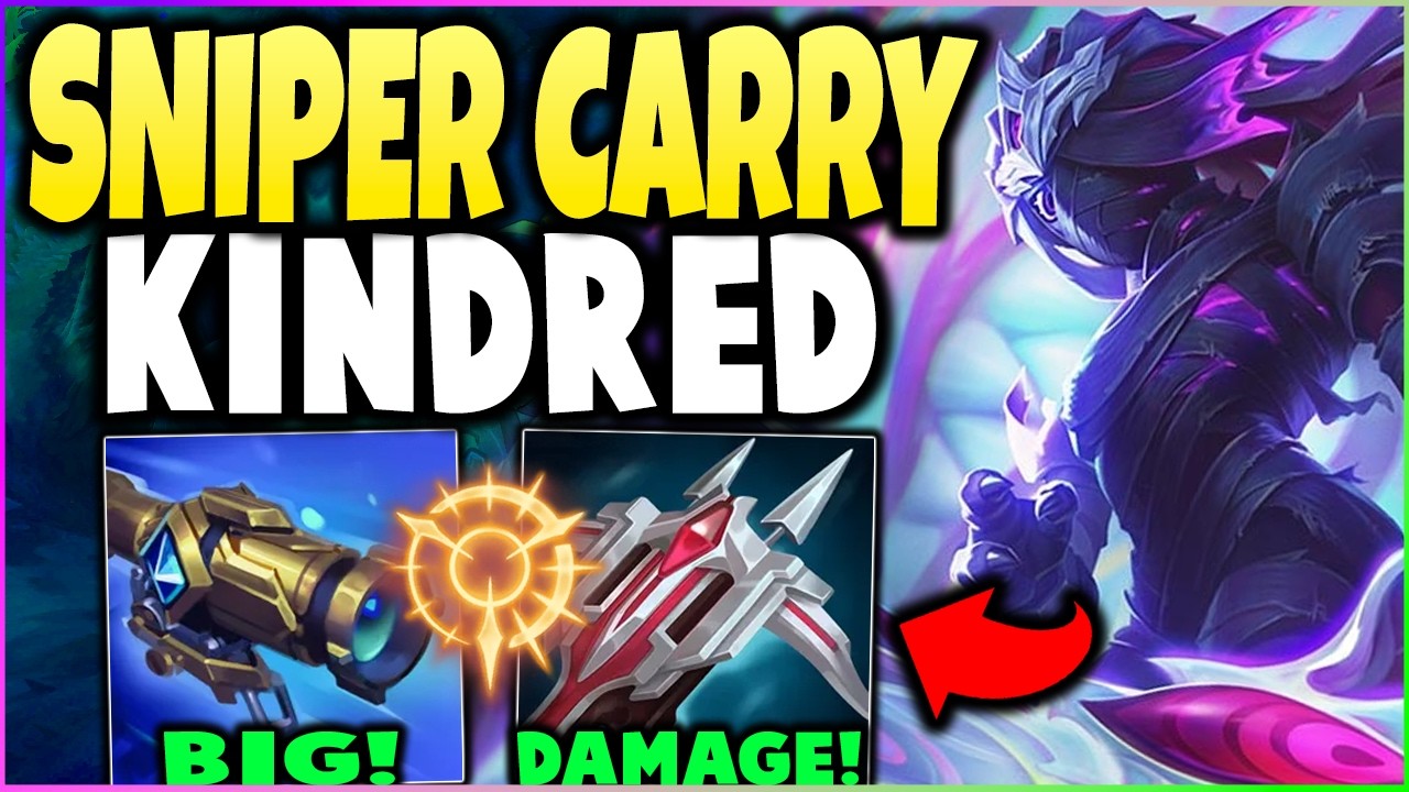 This Sniper Kindred Build Hard Carries Games Easily! (Deomn Kindred Is Unstoppable!)