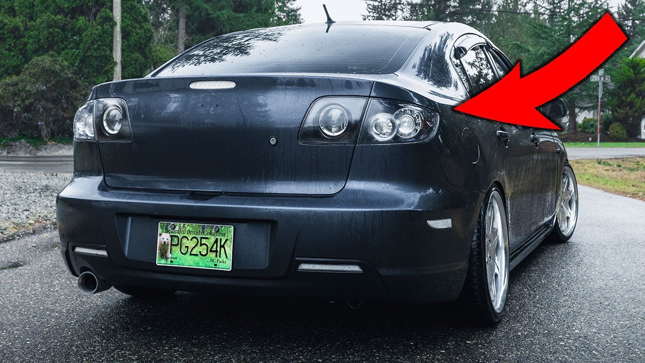 CLEAR TAIL LIGHTS For MazdaSpeed 3 / Mazda 3