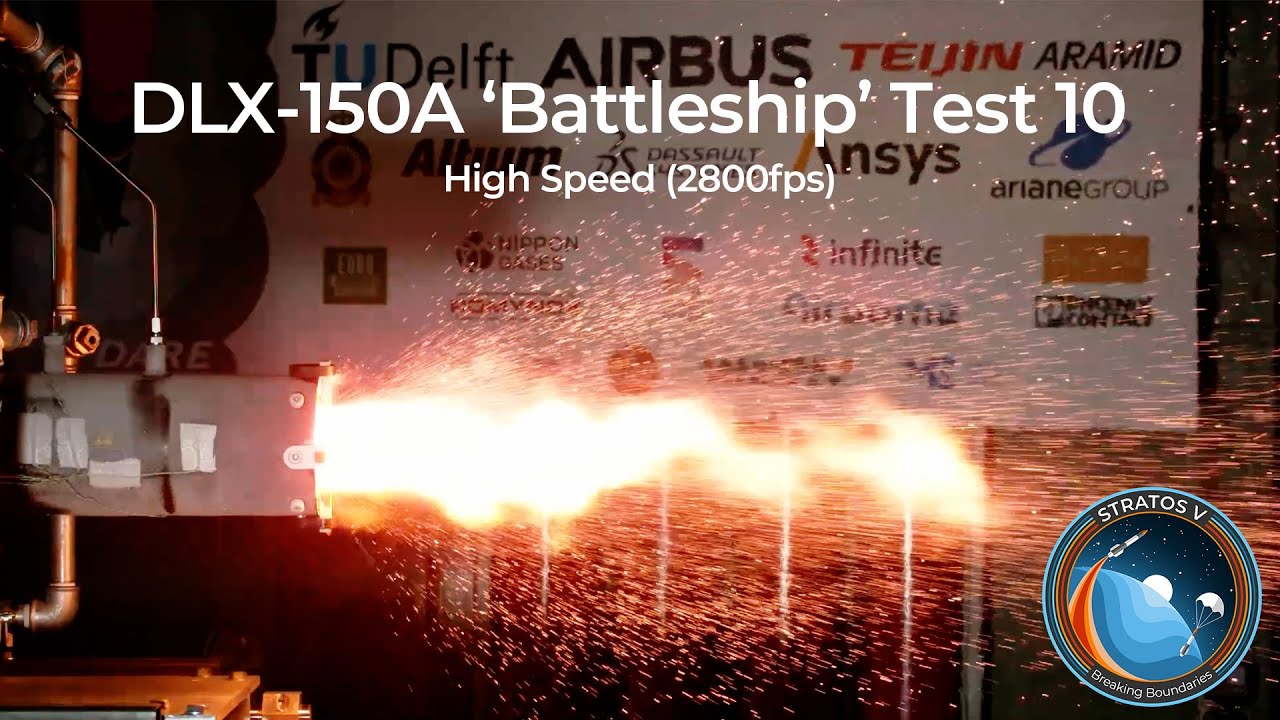 Stratos V | 2800fps DLX-150A 'Battleship' Hot Fire Test 10