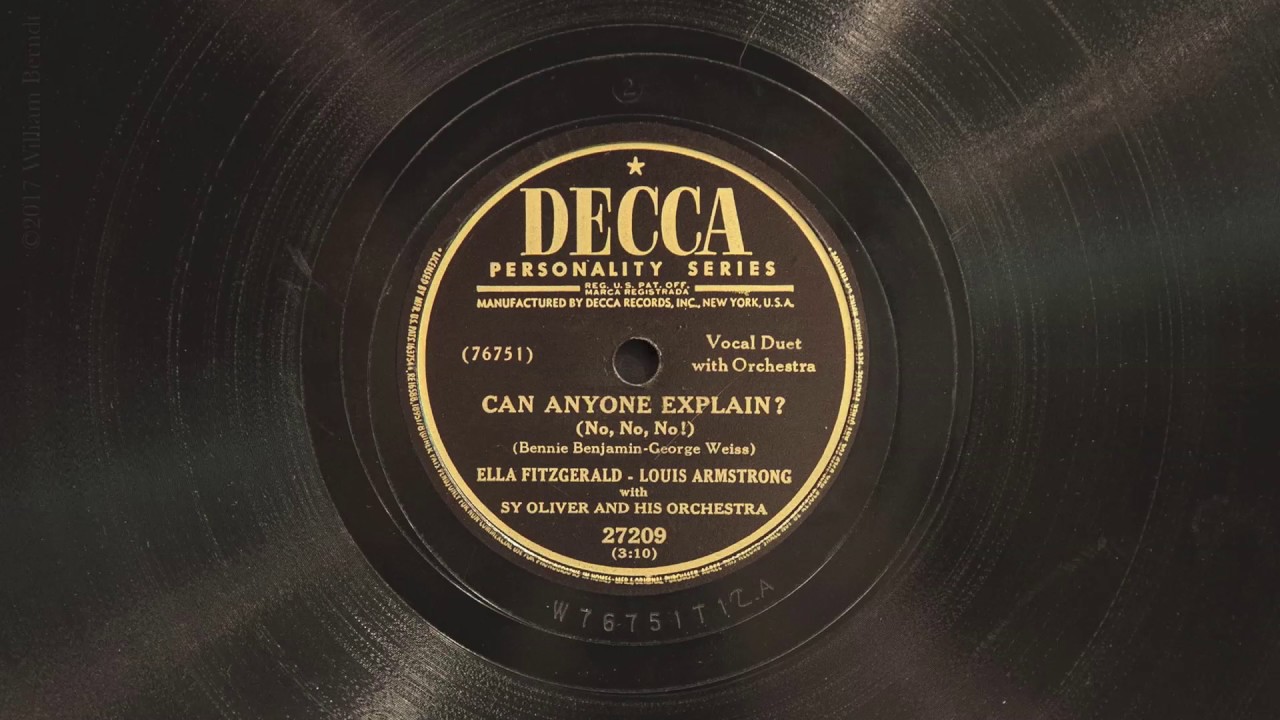 Can Anyone Explain &bull; Ella Fitzgerald & Louis Armstrong (EMG Mark IX Gramophone)