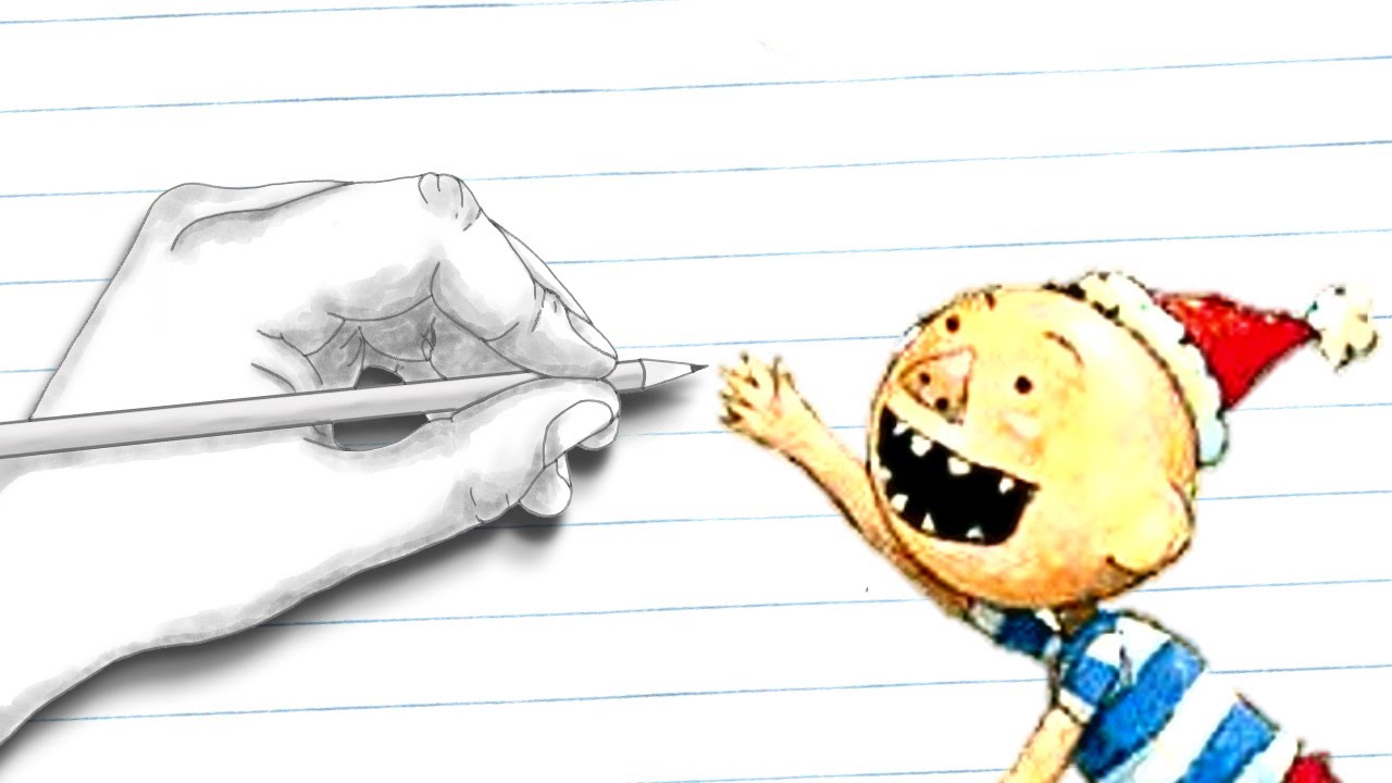 How to draw David from It&rsquo;s Christmas, David! ✏️ | World English School Today