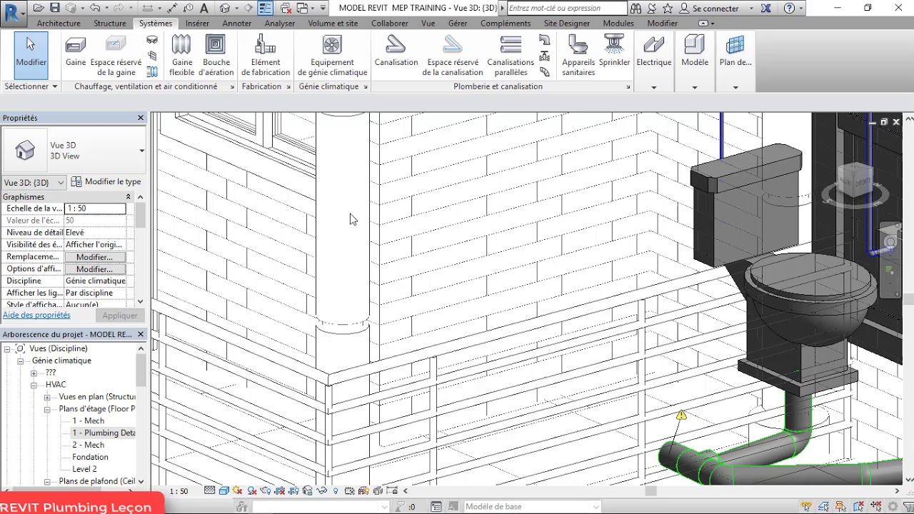 REVIT MEP Plomberie Partie 3