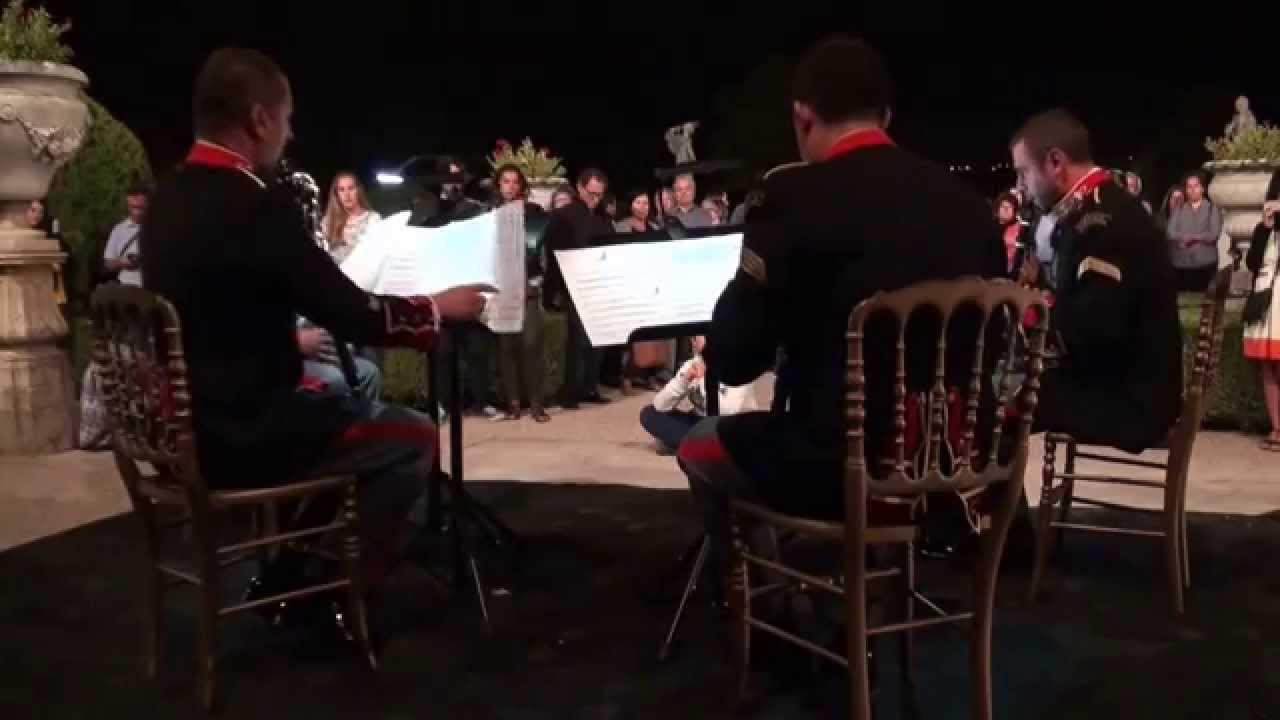 QUARTETO DA BANDA DO EXERCITO NO PAL&Aacute;CIO DE QUELUZ  -  DOMINGOS SILVA VIDEOS