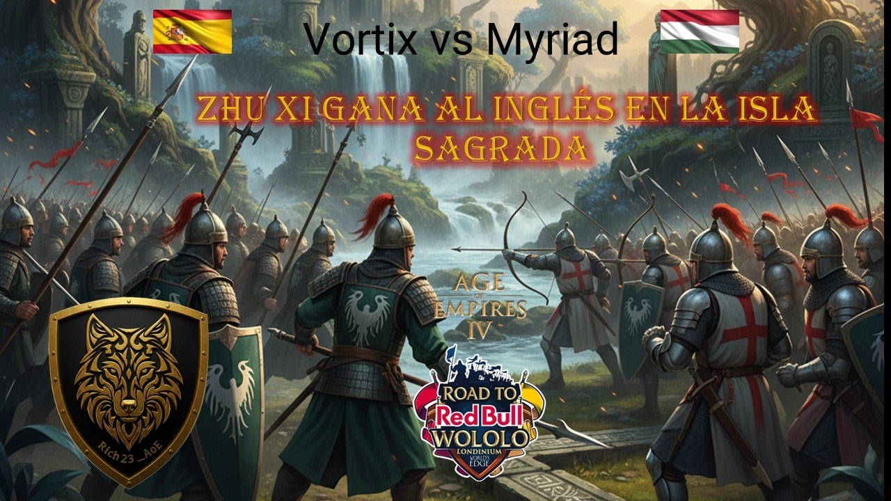 Vortix vs Myriad| Road to Red Bull Wololo | Zhu Xi gana al inglés en la isla sagrada