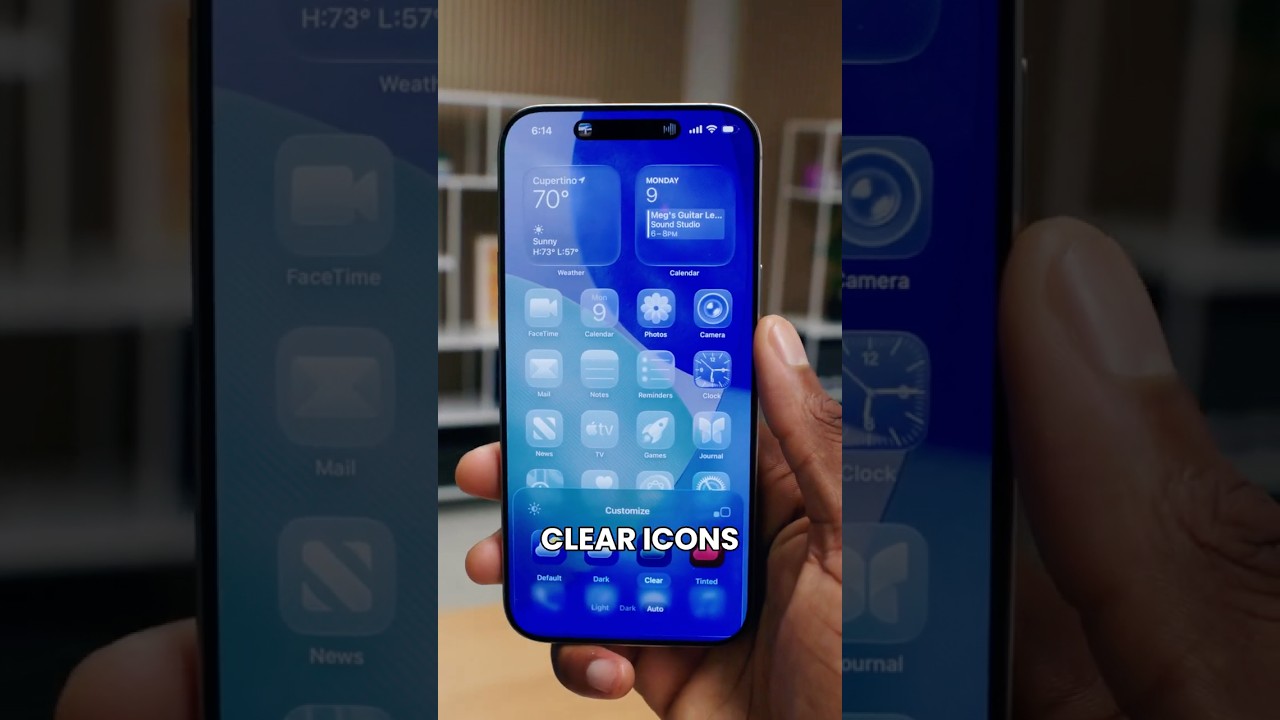 iOS 26 Жидкое Стекло