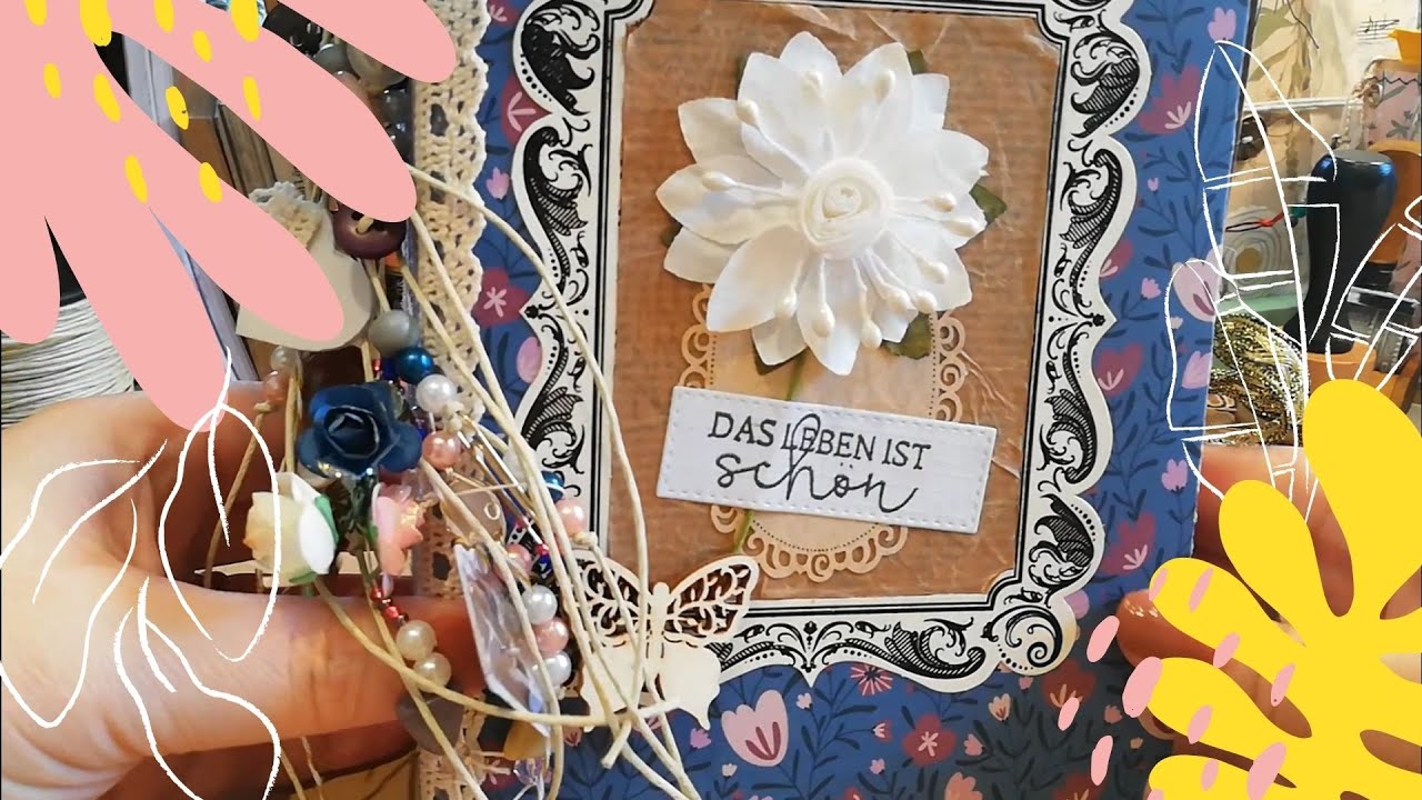 💗 Wie ihr ein einfaches Junk Journal mit 5 Signaturen selber machen könnt 💗 Teil 1 💗 Flip Through 💗