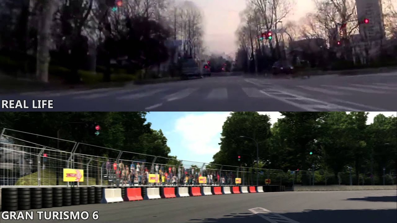 Gran Turismo 6 vs Real Life - Tokyo R246