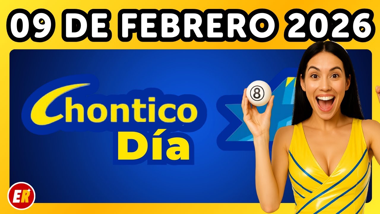 Resultado CHONTICO DIA de hoy lunes 09 de Febrero de 2026 💫✅💰