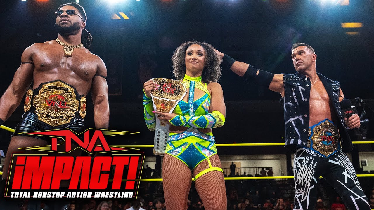 Trick Williams and NEW Knockouts Champ Kelani Jordan on King's Speech | TNA iMPACT! October 2, 2025