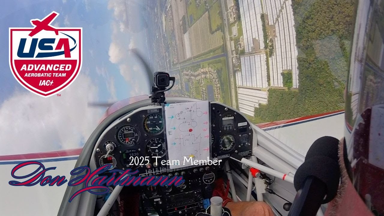 Don Hartmann / 2025 US Advanced Aerobatic Team Member.