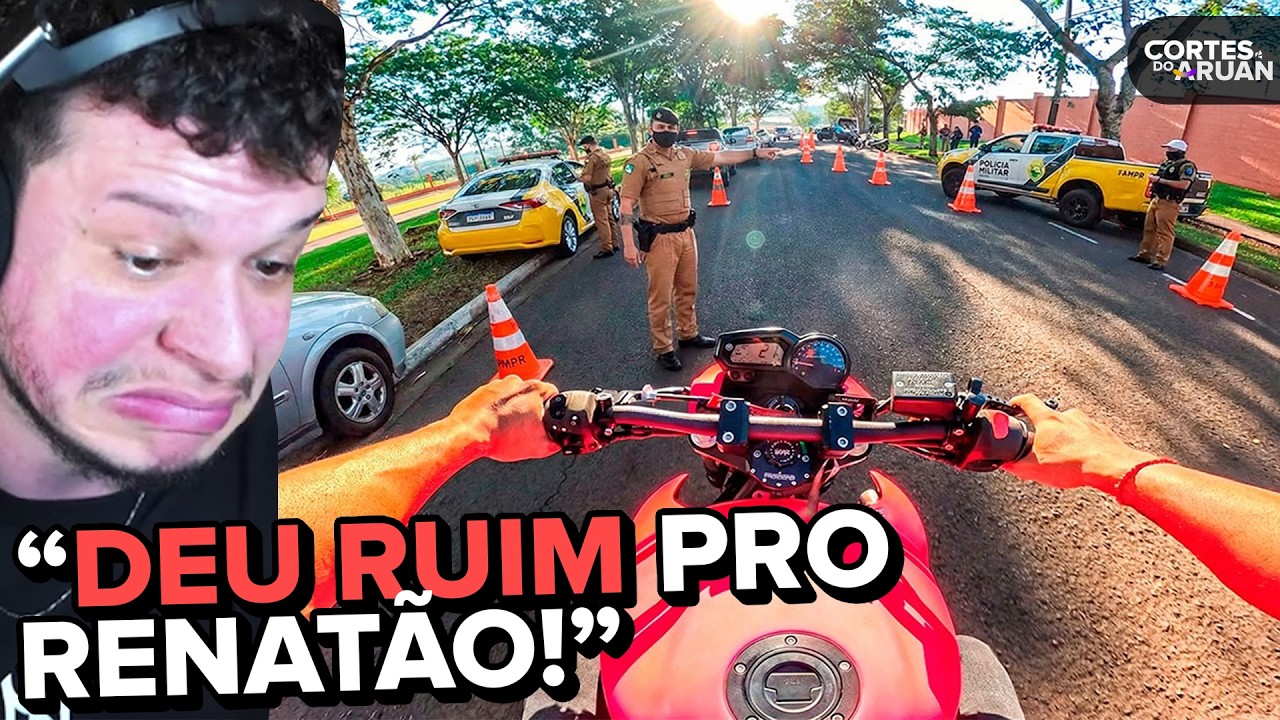 🚨 RENATO GARCIA FOI PARADO EM UMA BLITZ COM A XJ6 TURBO! - Cortes do Aruan