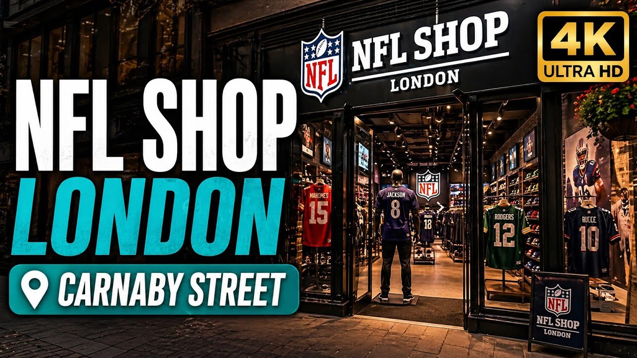 Step Inside the NFL Shop London &ndash; Carnaby Street Pop-Up with Lofi Vibes (2025)