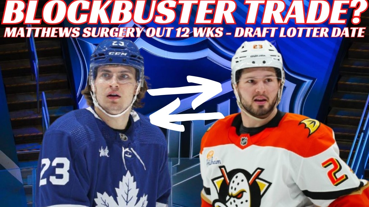 Слухи о трансферах в НХЛ: «Торонто Мэйпл Лифс» и «Анахайм Дакс» — громкий обмен? Лотерея драфта, ...