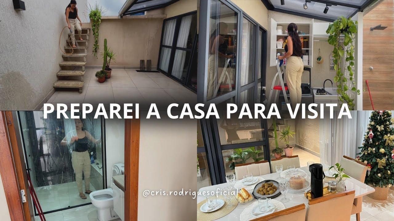 ROTINA DONA DE CASA | FAXINA NO QUINTAL E BANHEIRO | PREPARANDO A CASA PARA VISITA | CAFÉ DA TARDE