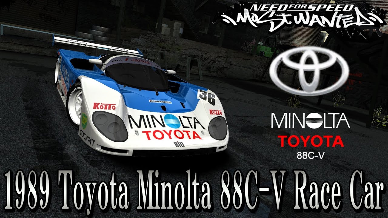 [NFS Most Wanted]1989 Toyota Minolta 88C-V Race Car mod