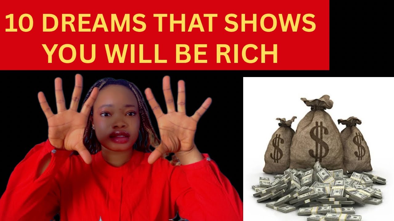 10 WONDERFUL DREAMS THAT SHOWS YOU ARE DESTINED TO BE RICH #lawofattraction #money 