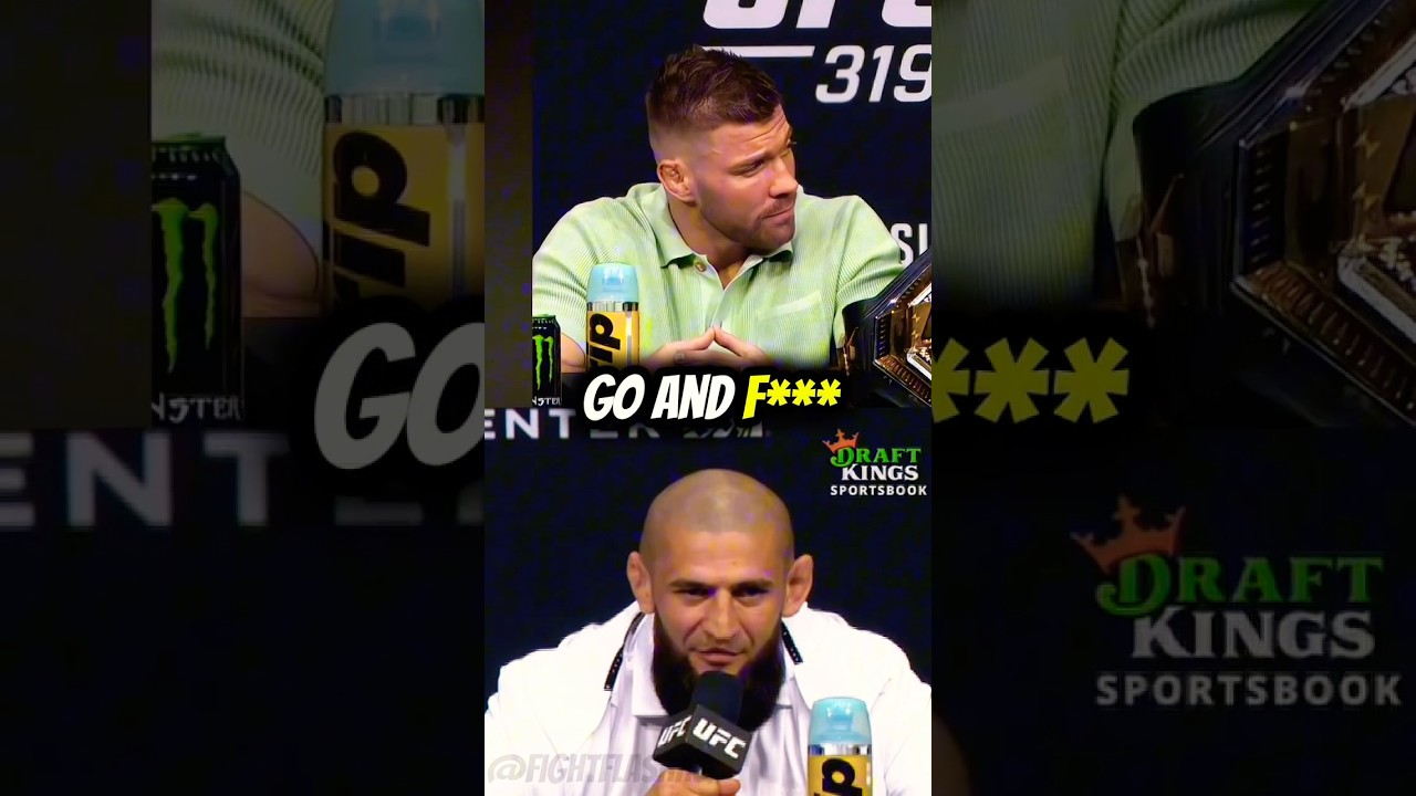 🐺 😱🔥WILD UFC 319 press conference #ufc319 #khamzatchimaev #dricusduplessis