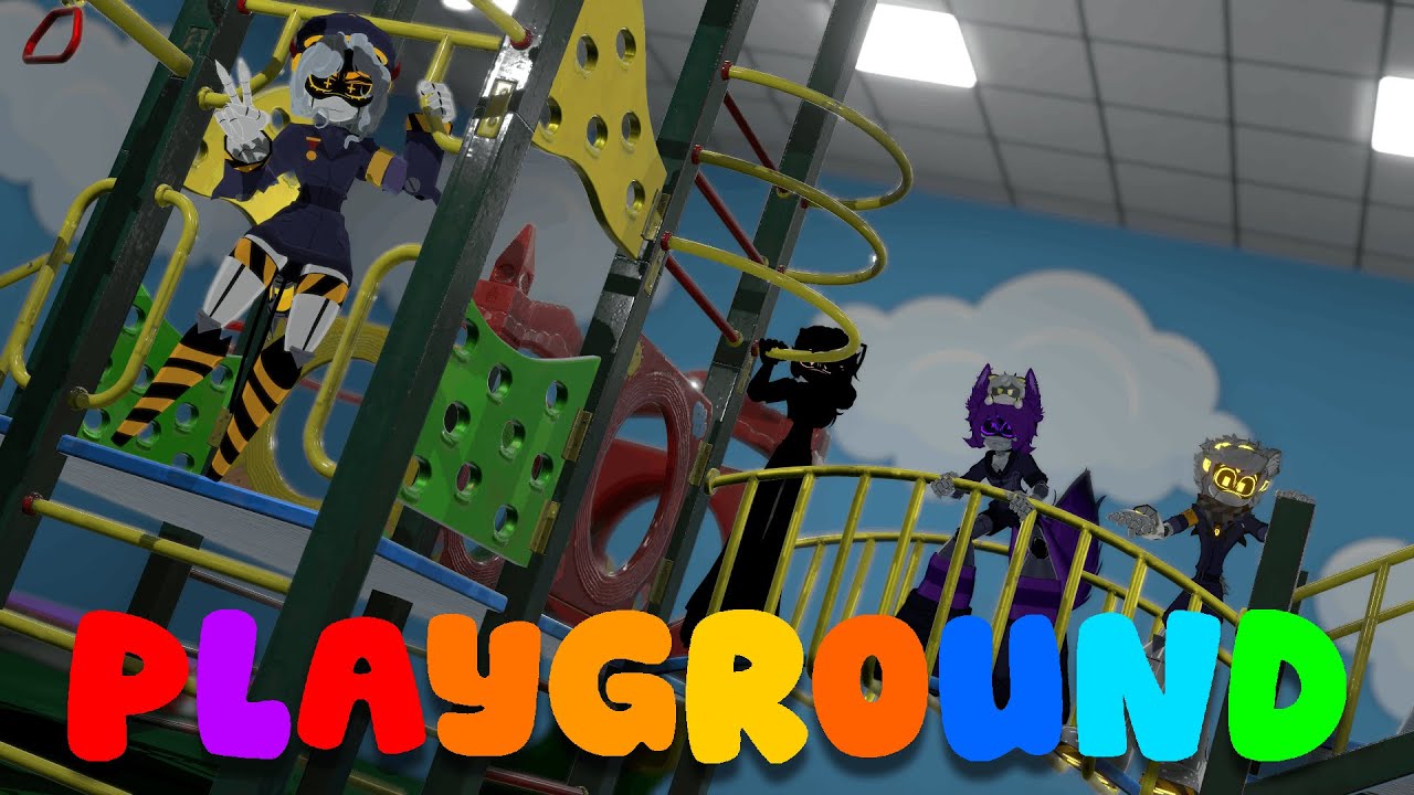 УЗИ И ДРУЗЬЯ ИССЛЕДУЮТ ЗАБРОШЕННУЮ ДЕТСКУЮ ПЛОЩАДКУ | VRCHAT (УБИЙСТВЕННЫЕ ДРОНЫ)