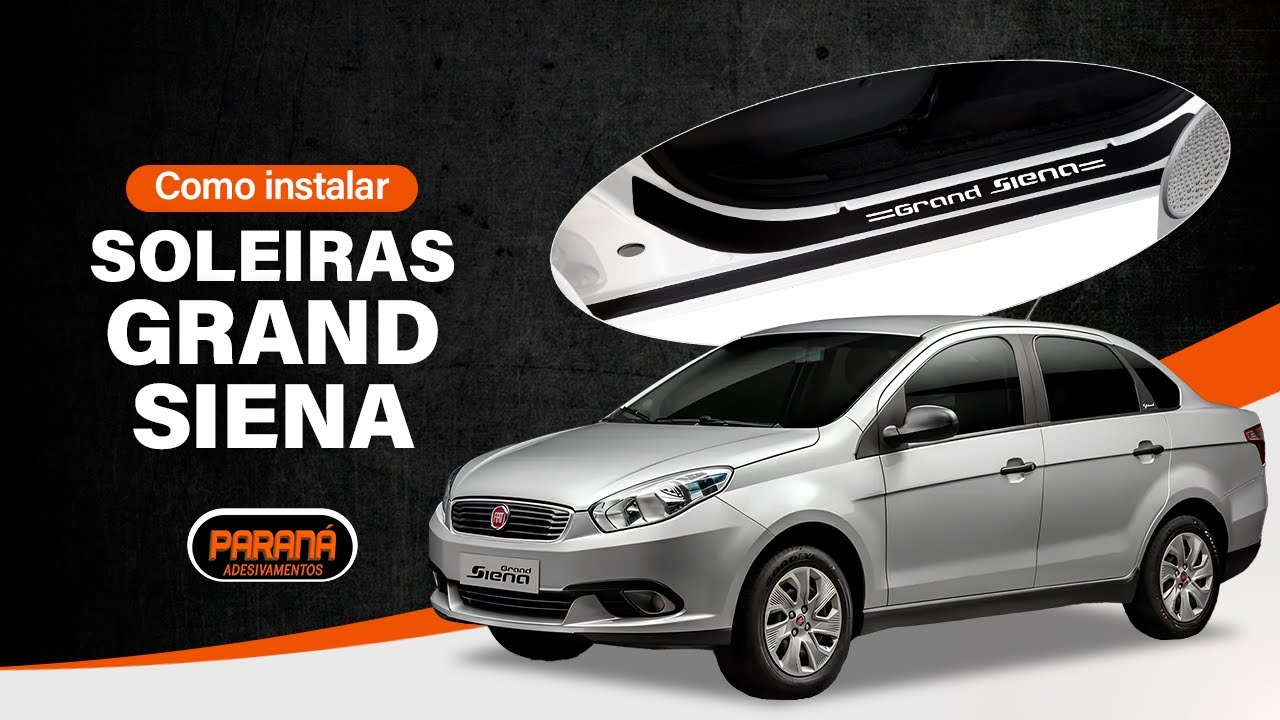 Soleira Super Protetora Fiat Grand Siena Como instalar