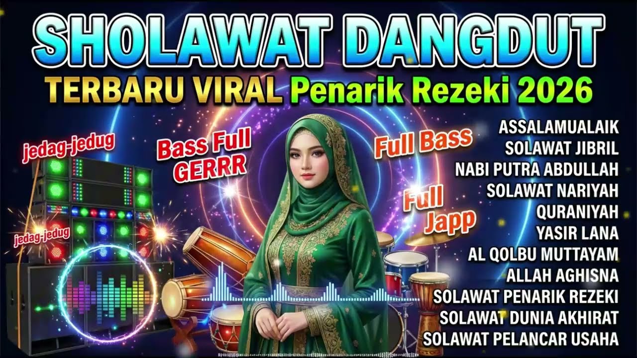 Alunan Sholawat Nabi Pembawa Rezeki | Menenangkan Jiwa dan Menumbuhkan Harapan
