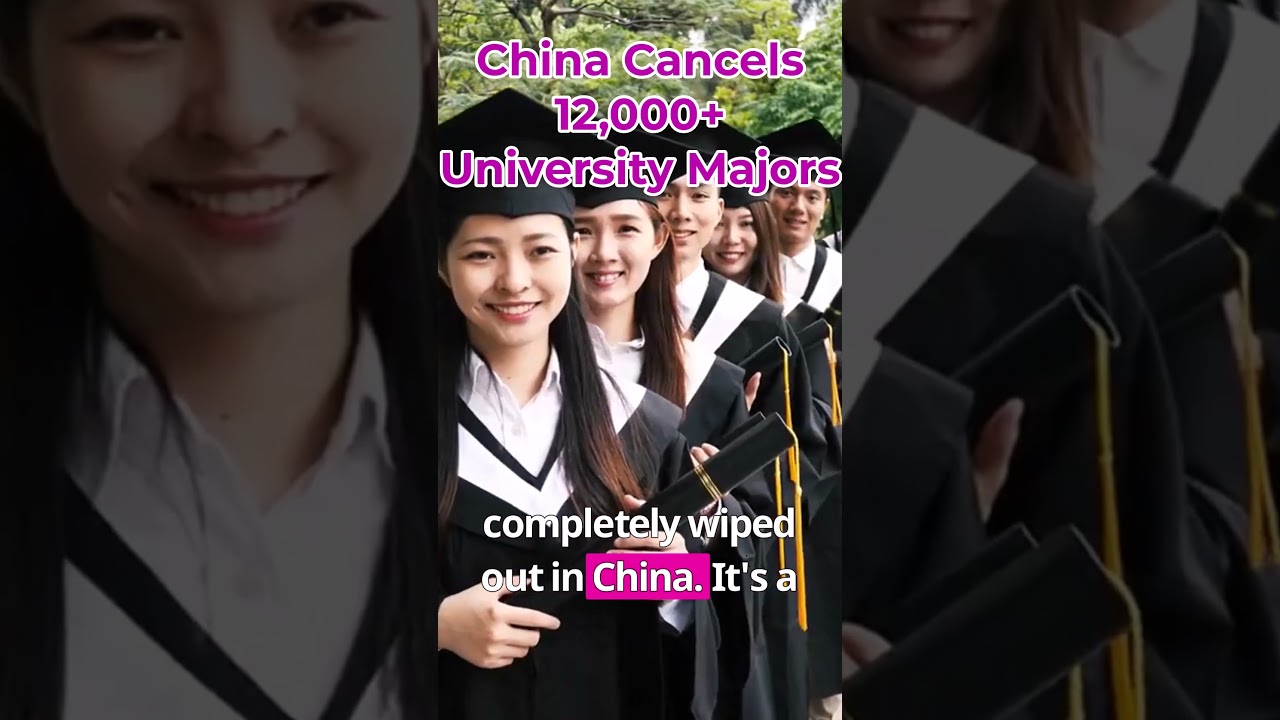 China Cancels 12,000+ University Majors: The Great AI Education Reset