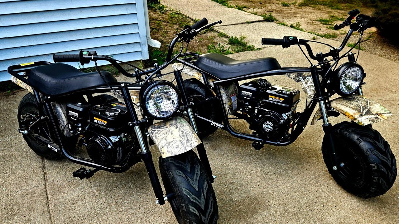 Riding The RT-200 Mini Bike Around Town
