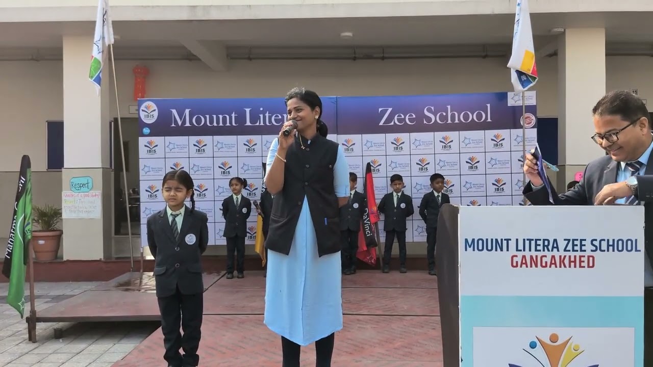Mount litera zee school gangakhed ( grade 1 students assembly ) 