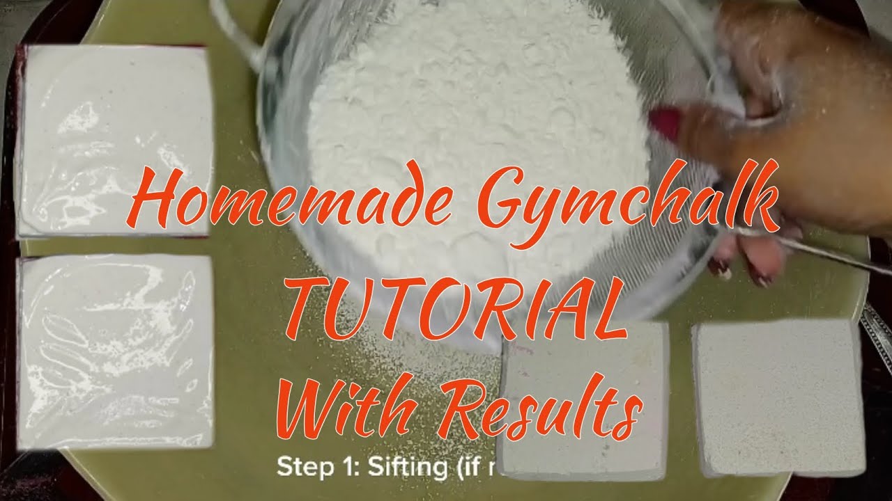 How to make Crunchy GYMCHALK Block? w/ RESULTS ❤️ #gymchalkasmr #sosatisfying #tutorial #tutorials