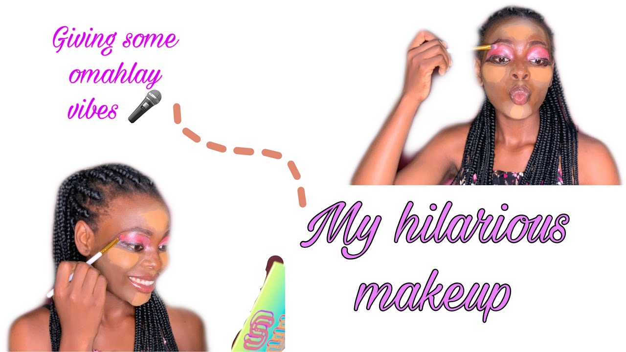 My hilarious 😂 makeup 💄