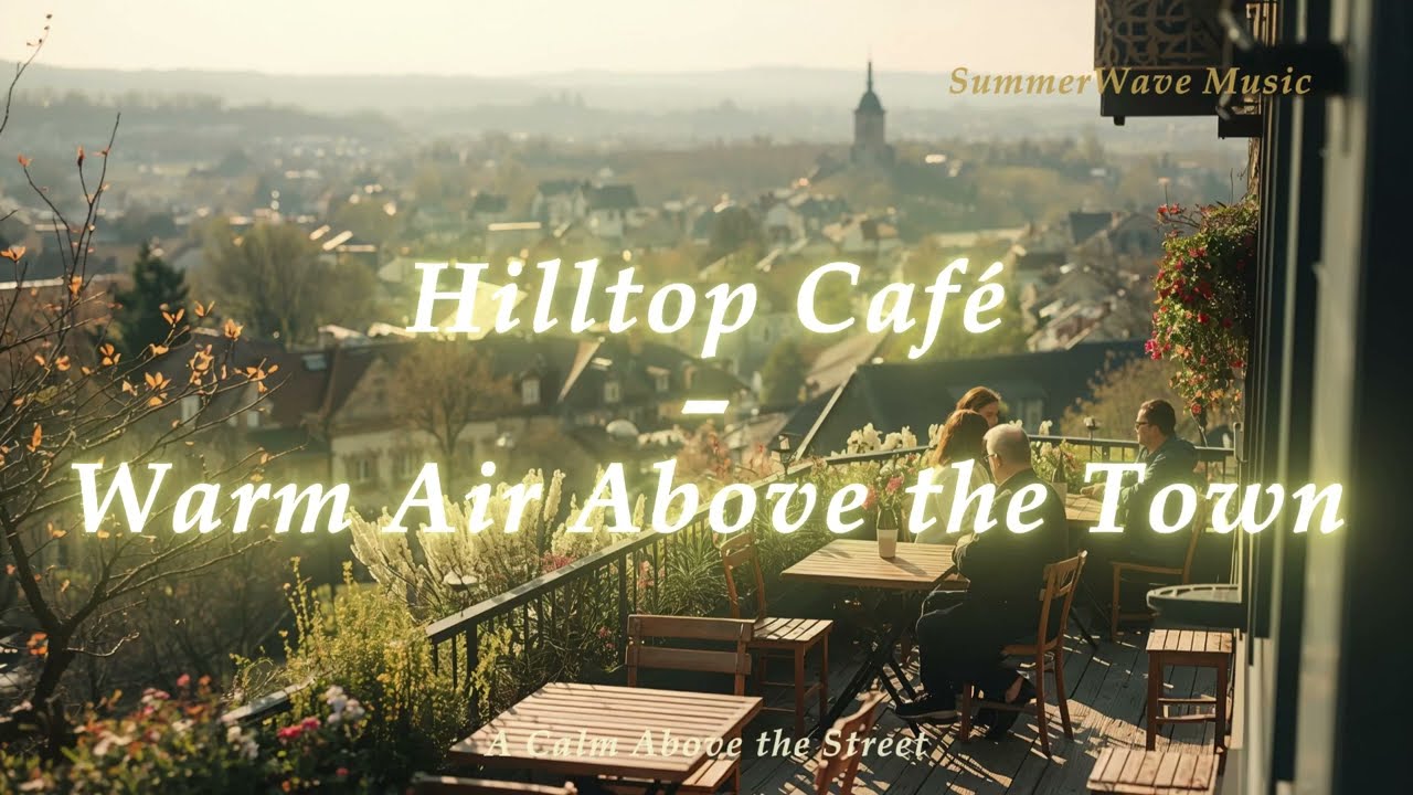 봄 카페 음악 100분 [Playlist – Spring Café Series] 🌿 작은 언덕 위의 카페ㅣ Hilltop Café – Warm Air Above the Hill