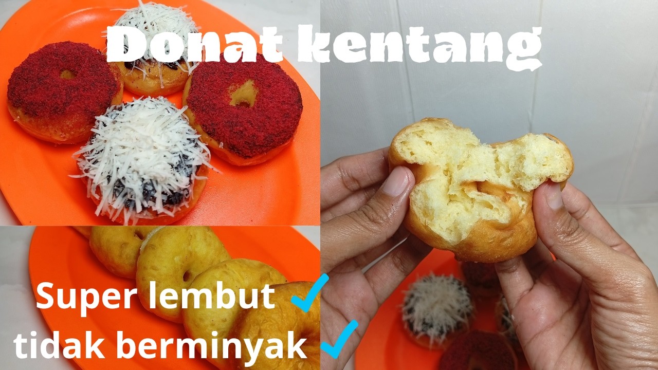 BONGKAR RAHASIA‼️‼️ DONAT KENTANG SUPER LEMBUT, TIDAK BERMINYAK || cocok untuk ide jualan!!