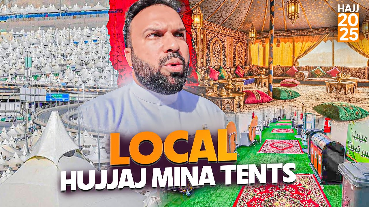 Local 🇸🇦 Hujjaj Tents 🤍 A Week Before Hajj 2025 🤍 Turkish 🇹🇷 Tents in Arafat, Mina | Masjid Nimrah