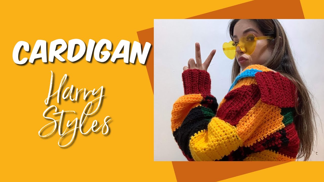 Tutorial Cardigan Harry Styles- A crochet