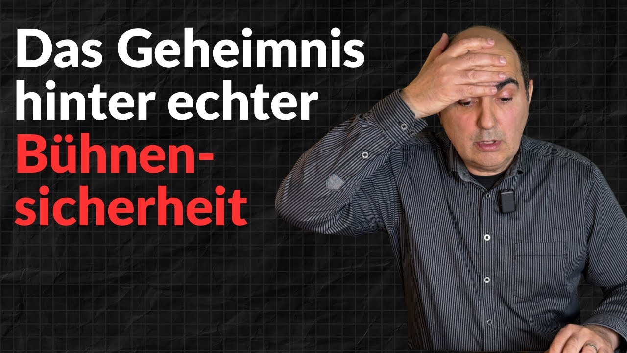 Wie du dein Lampenfieber überwindest - Folge 2: das Thema beherrschen