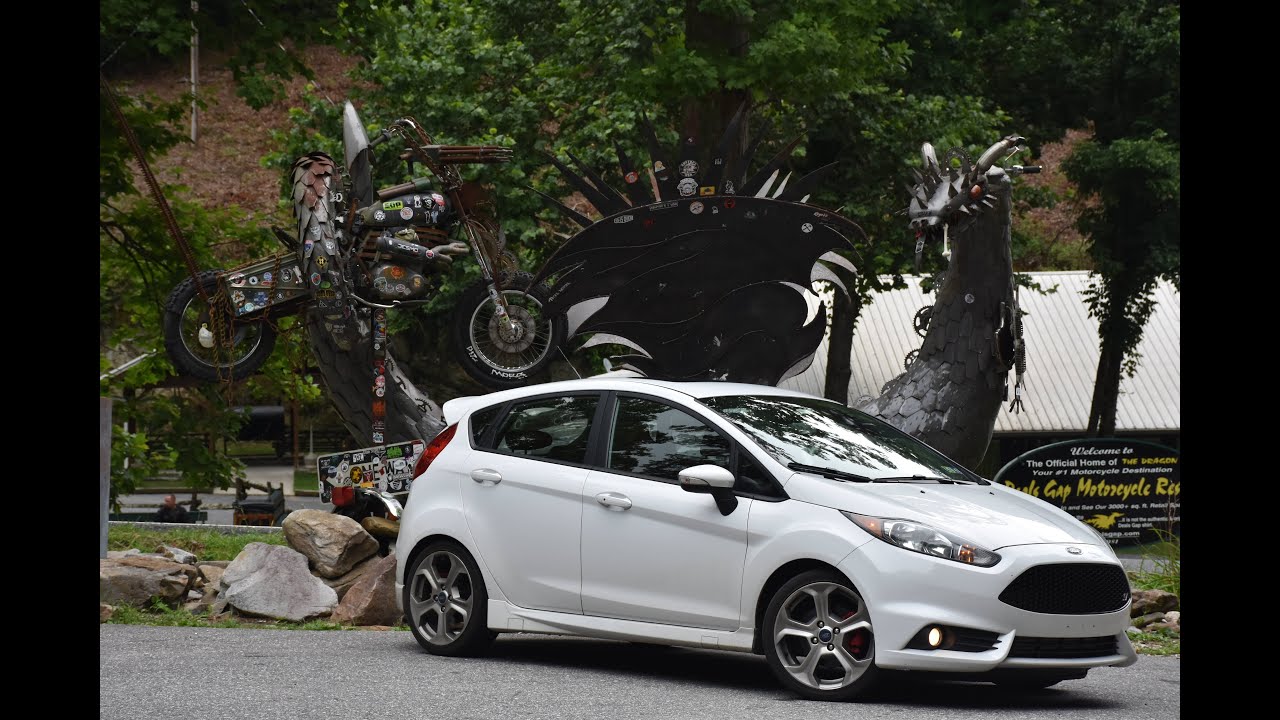 US 129 Tail of the Dragon to Cherohala Skyway - Ford Fiesta ST 4K