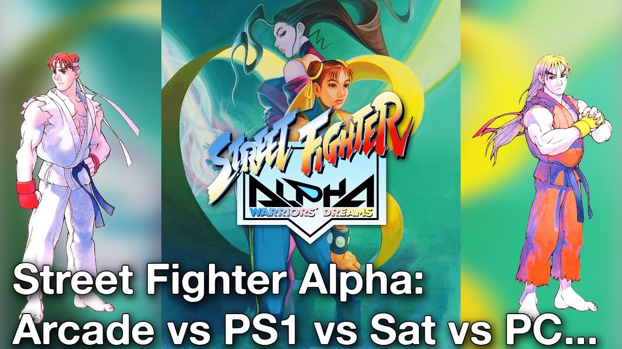 Street Fighter Alpha: Arcade vs PS1 vs Sat vs PC + Comparison