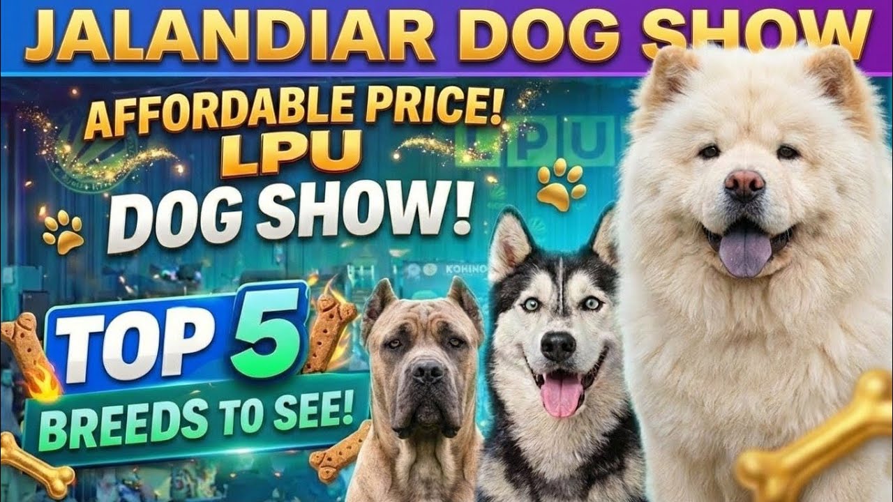 Jalandhar Dog Show || Price sunkar hosh udd jayege || Lovely Professional University 🐶